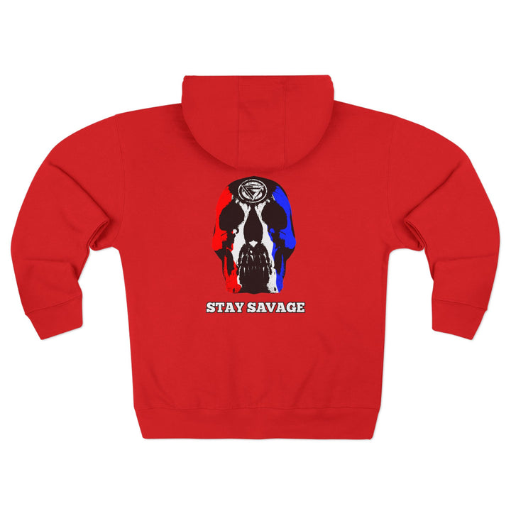CG SKULL RED WHITE BLUE/STAY SAVAGE