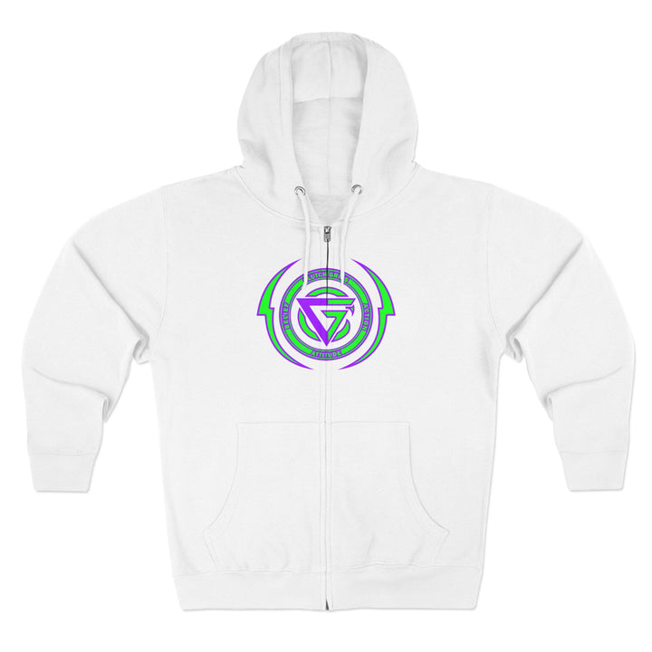 CG MAC JUMP PURPLE GREEN/LIFT HARDER ZIP UP