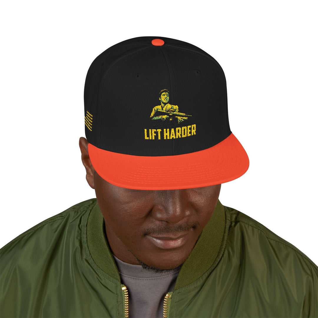 CG FINAL MAFIA BOSS YELLOW BLACK /LIFT HARDER Snapback (Embroidery)