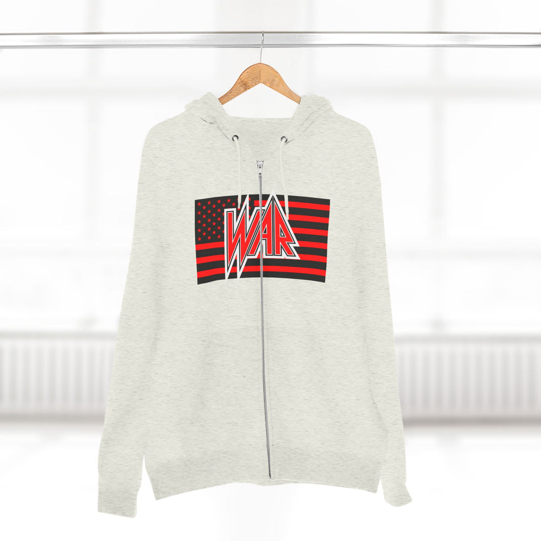 CG  NAVY SEAL TRIBUTE  RIP RED BLACK /AMERICAN BADASS ZIP UP