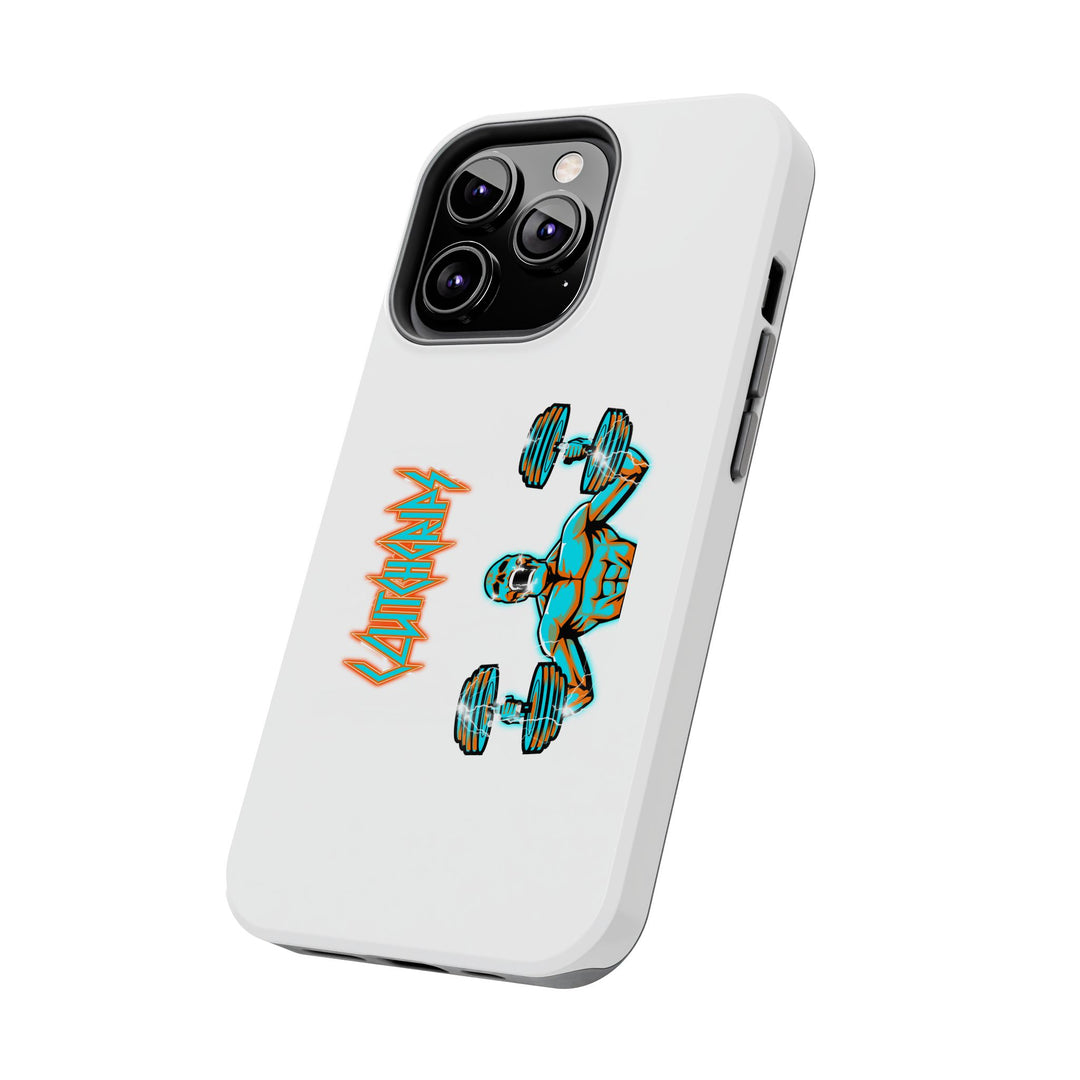 RIDE THE LIGHTNING MIAMI COLORS AQUA ORANGE PHONE CASE/CLUTCHGRIPS