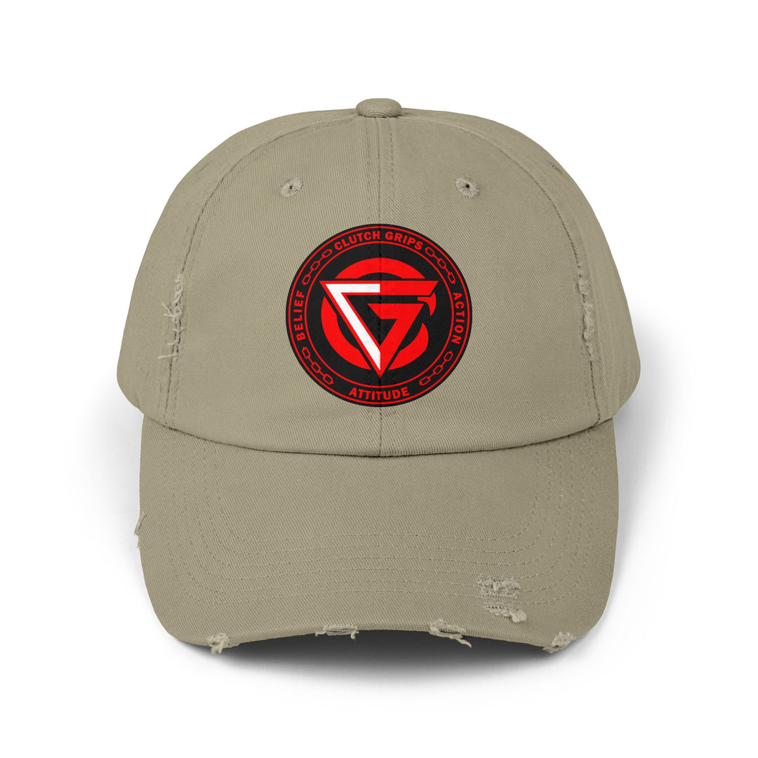 CG LOGO RED WHITE BLACK CAP