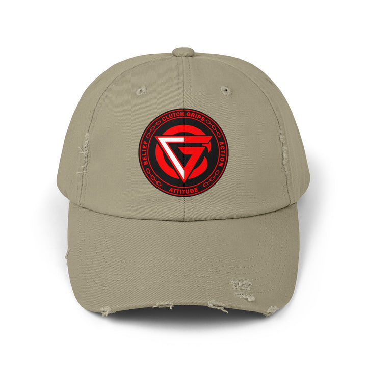 CG LOGO RED WHITE BLACK CAP