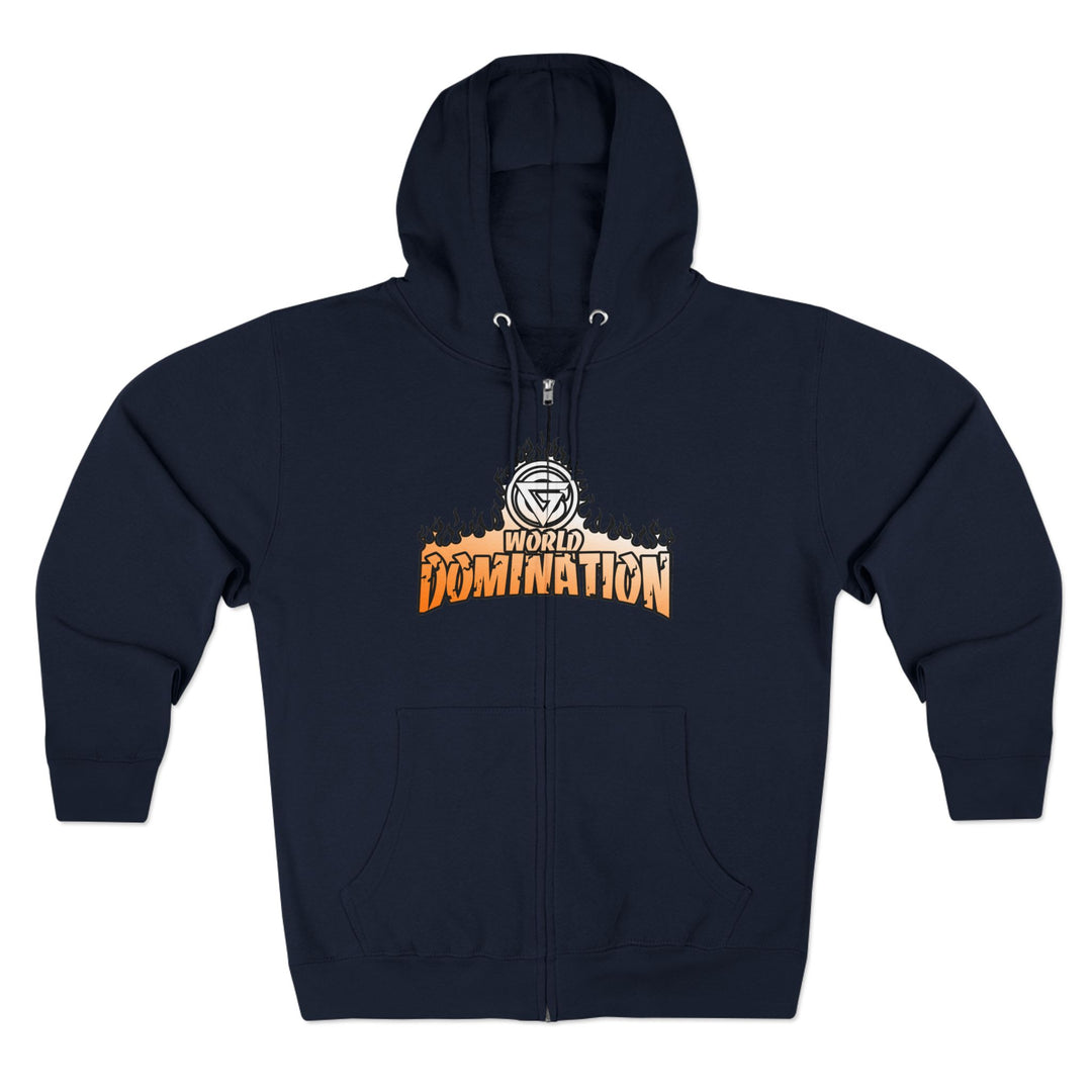 CG LIGHTNING KING ORANGE WHITE FADE/LIFT OR DIE ZIP UP