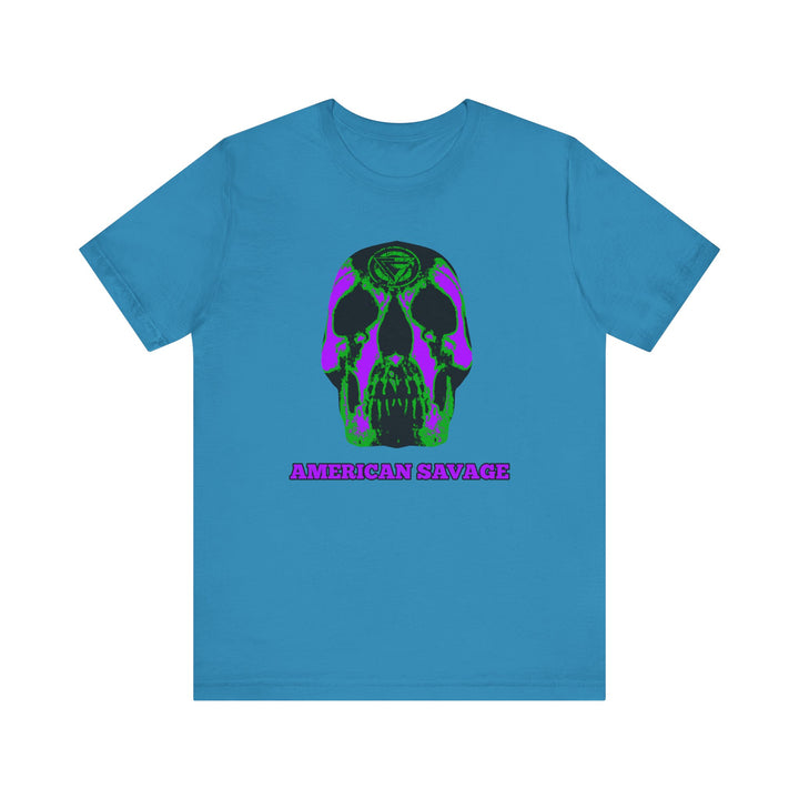 SKULLATOR PURPLE GREEN  /AMERICAN SAVAGE