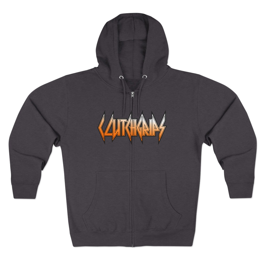 CG A AMERICAN WARRIORS ORANGE WHITE FADE /AMERICAN SAVAGE ZIP UP