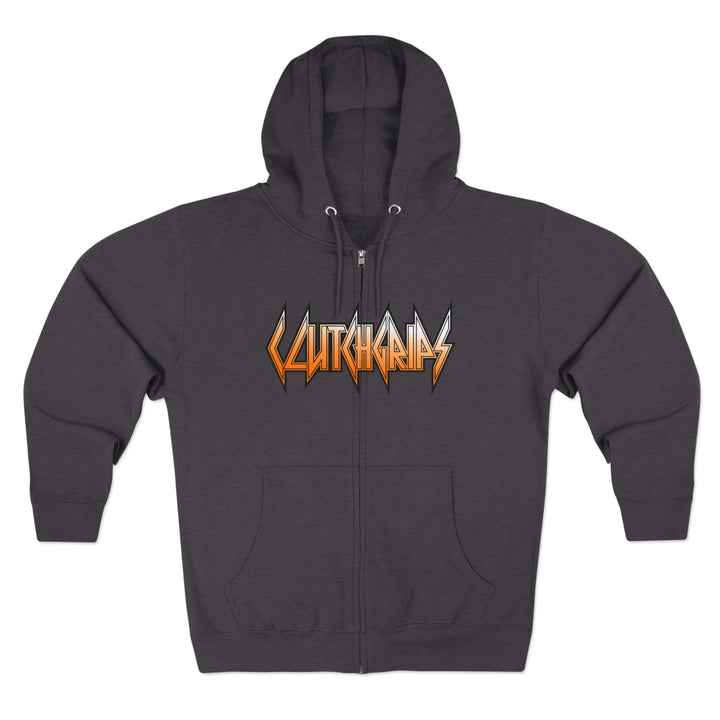 CG A AMERICAN WARRIORS ORANGE WHITE FADE /AMERICAN SAVAGE ZIP UP