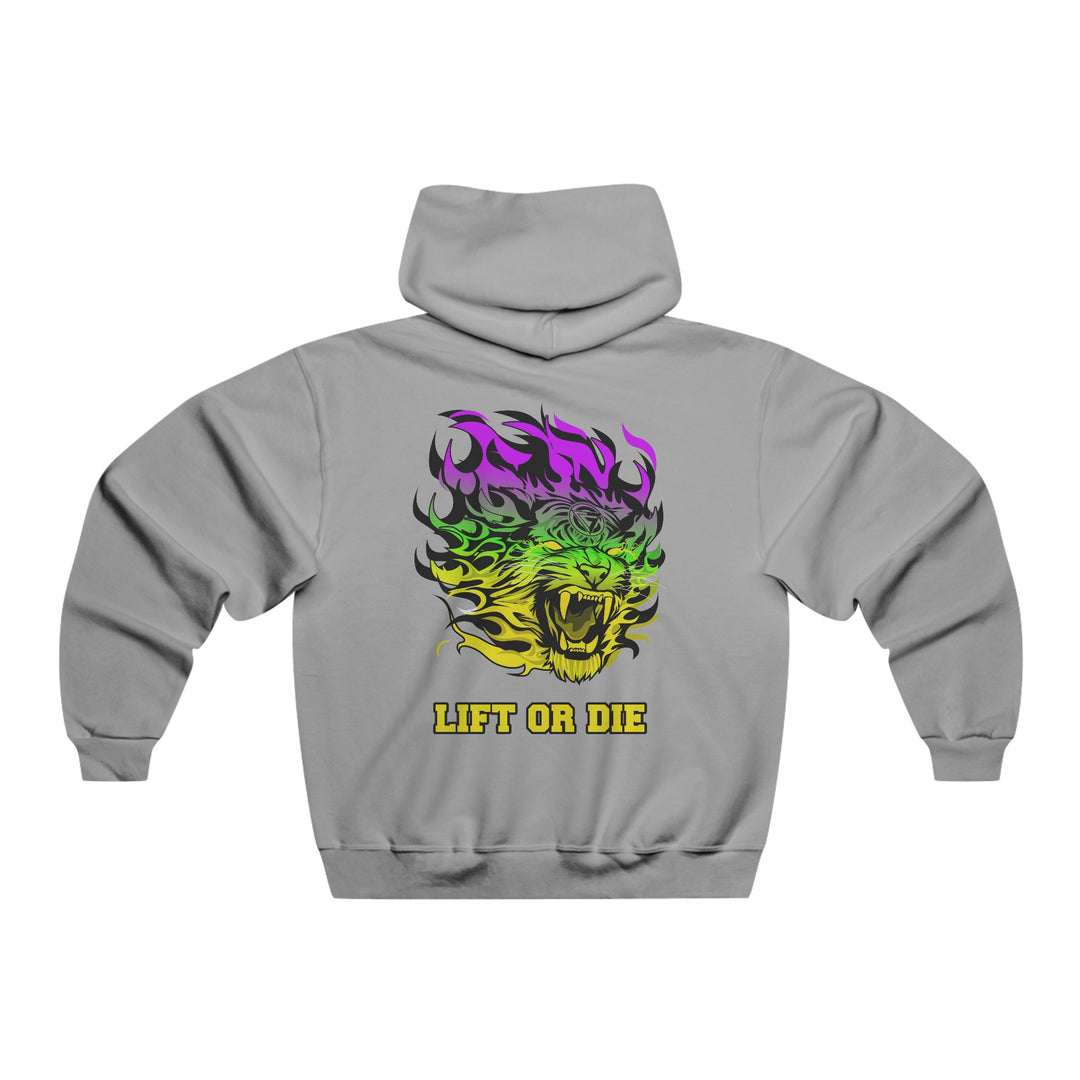 TIGER FLAME PURPLE GREEN YELLOW /LIFT OR DIE