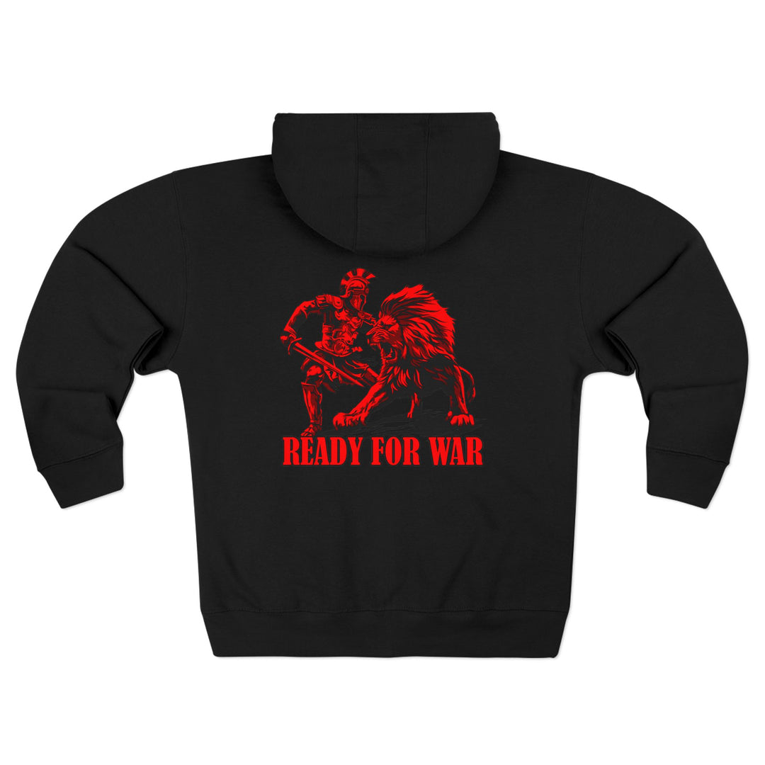 CG LION TAMER  RED /READY FOR WAR ZIP UP
