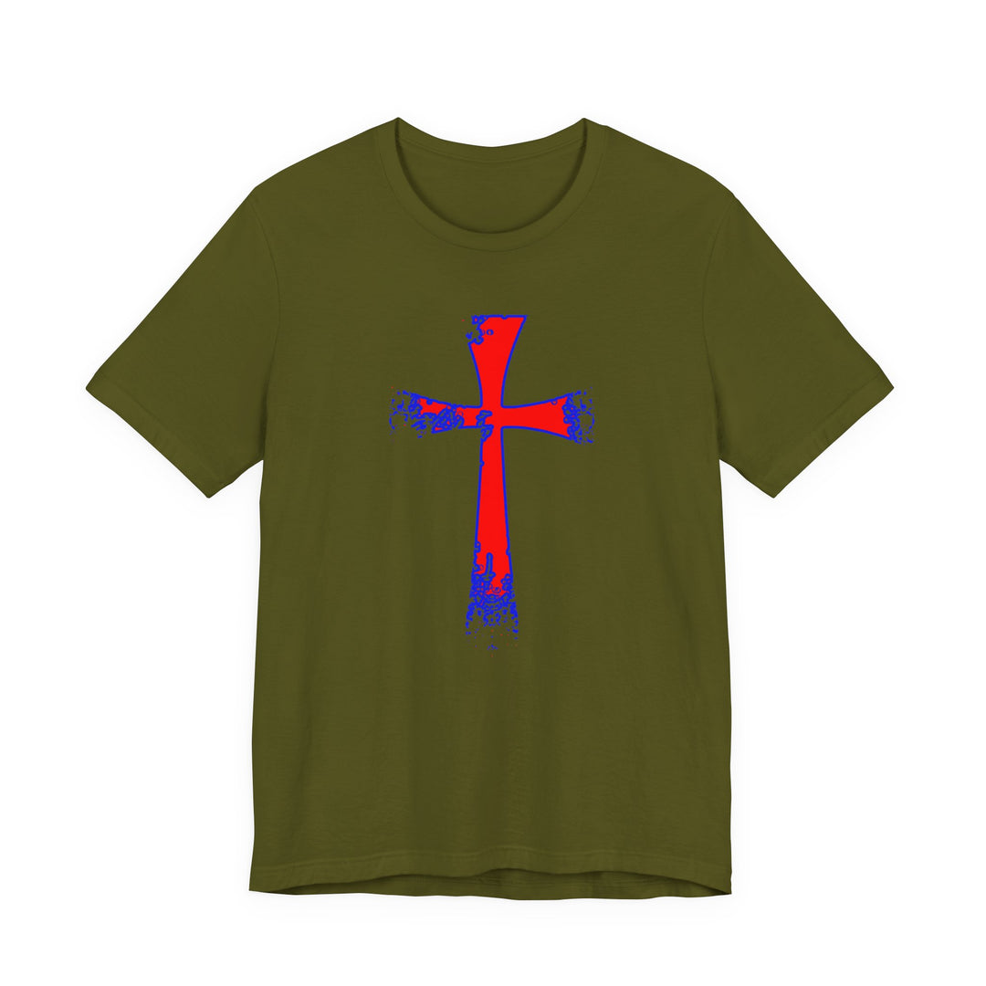 CG CRUSADER FAITH SHIRT RED BLUE
