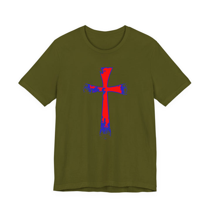 CG CRUSADER FAITH SHIRT RED BLUE