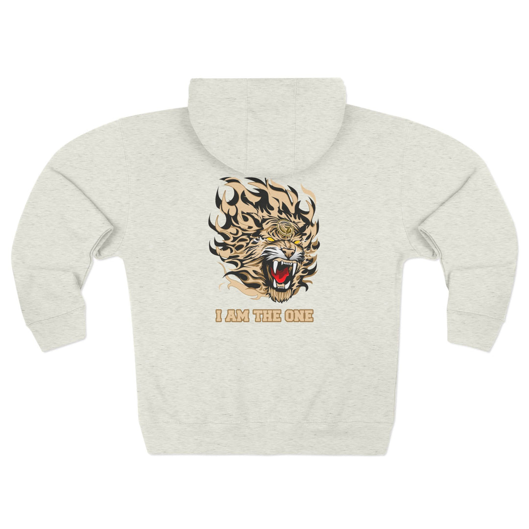 CG  TIGER FLAME DESERT SAND/I AM THE ONE  ZIP UP