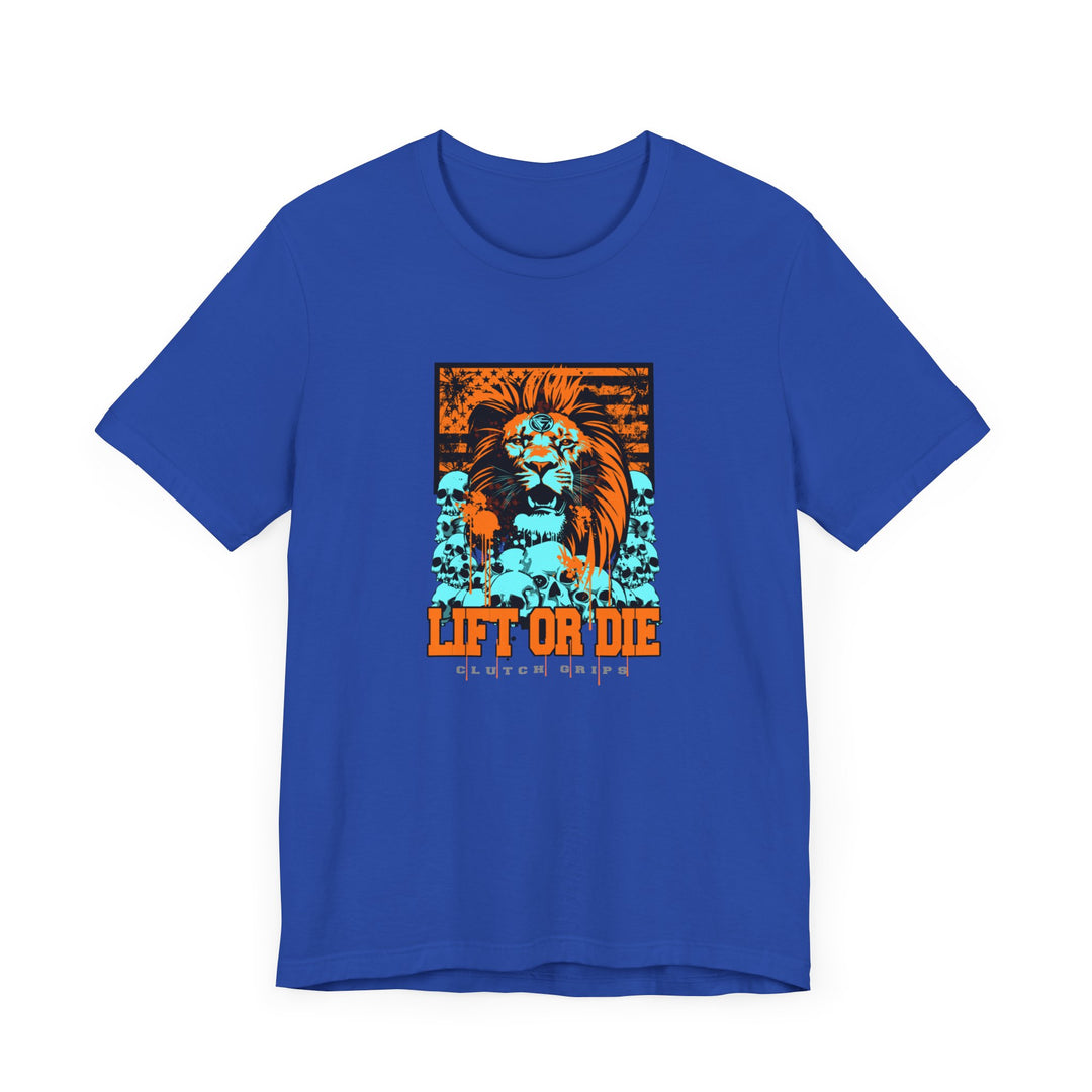 LION HEART FREEDOM TEE MIAMI AQUA ORANGE /LIFT OR DIE