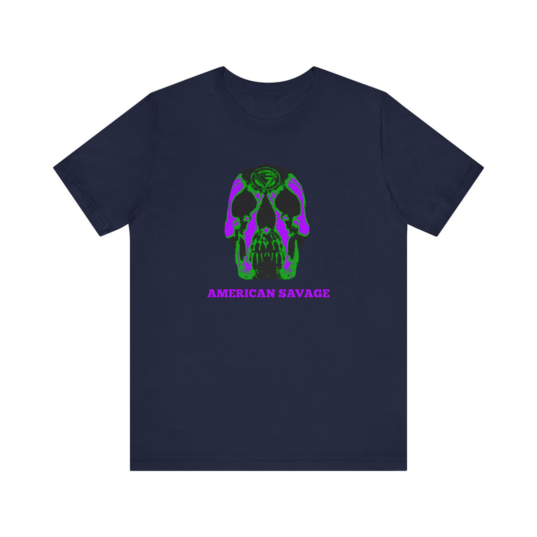 SKULLATOR PURPLE GREEN  /AMERICAN SAVAGE