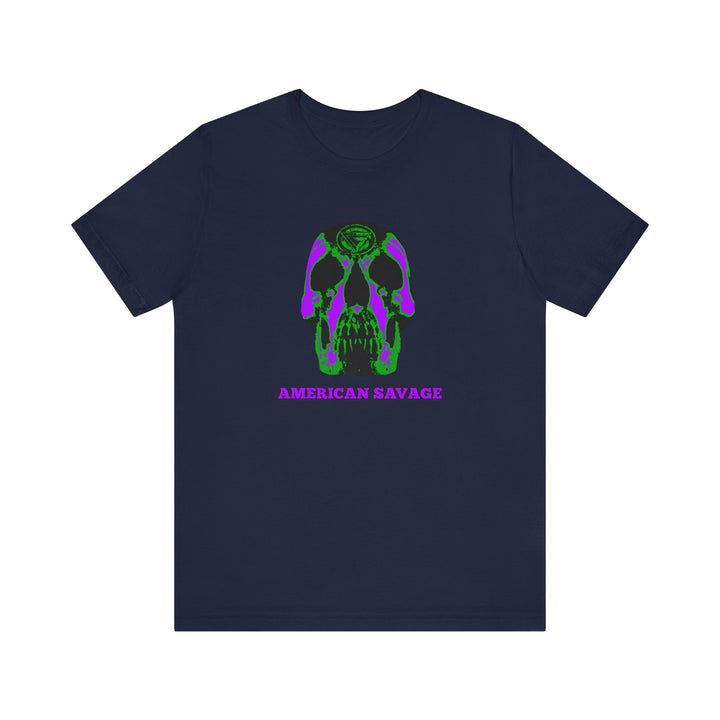 SKULLATOR PURPLE GREEN  /AMERICAN SAVAGE