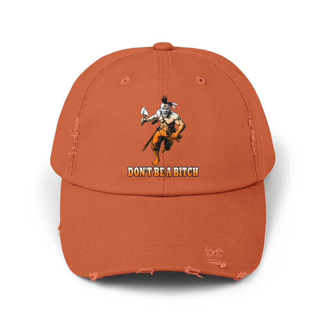 MAC BRAVE ORANGE WHITE FADE /DONT BE A BITCH CAP