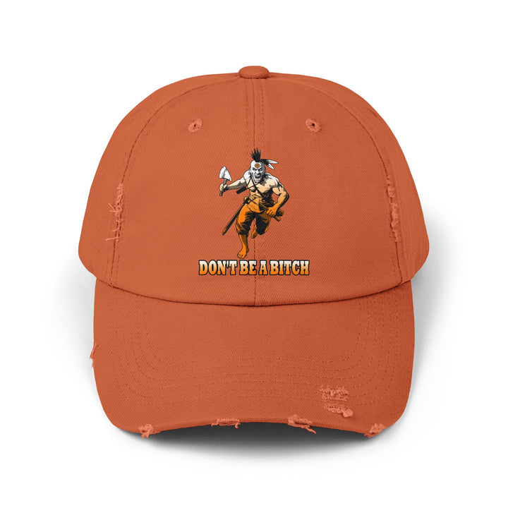 MAC BRAVE ORANGE WHITE FADE /DONT BE A BITCH CAP