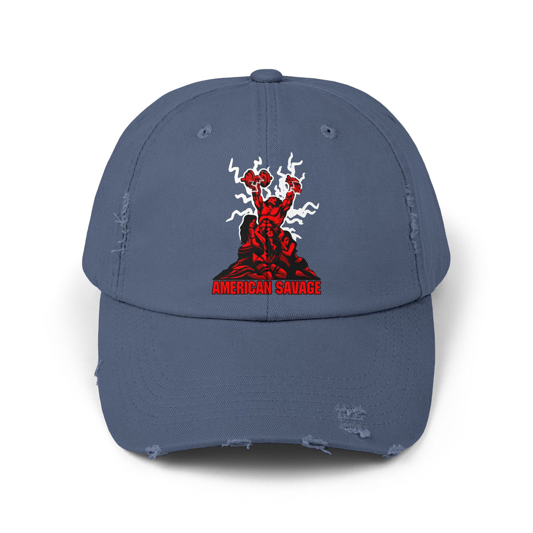 CG CONFIDENCE MAN RED/AMERICAN SAVAGE CAP
