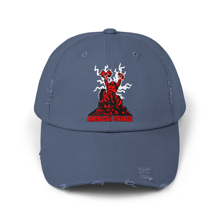 CG CONFIDENCE MAN RED/AMERICAN SAVAGE CAP