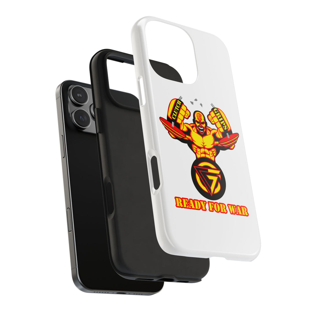 MAC-SNAP GOLD RED PHONE CASE /READY FOR WAR