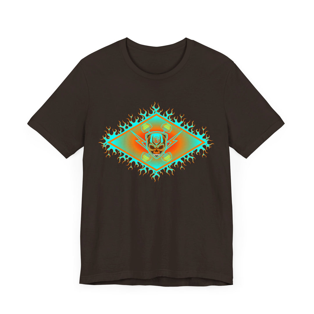 CG DIAMOND SKULLATOR MIAMI AQUA ORANGE DBL BELL