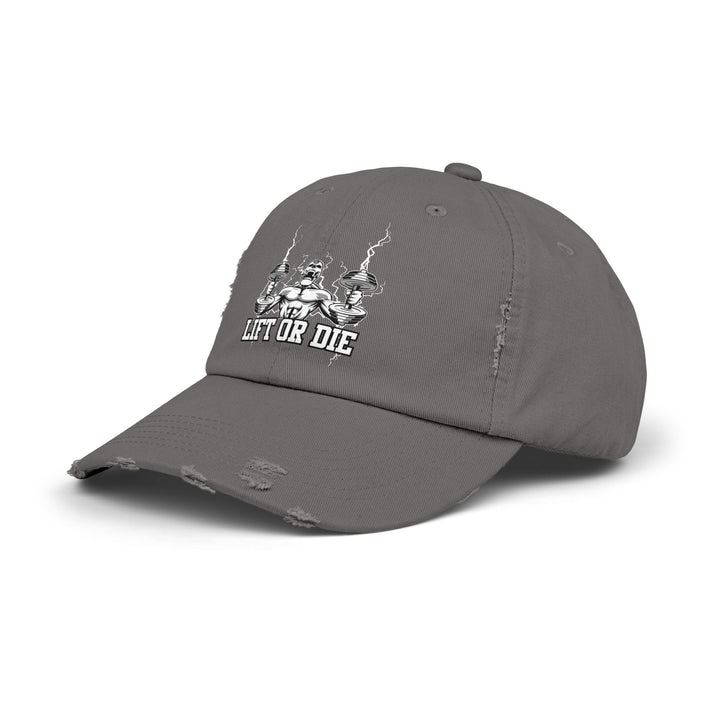 RIDE THE LIGHTNING WHITE/LIFT OR DIE CAP