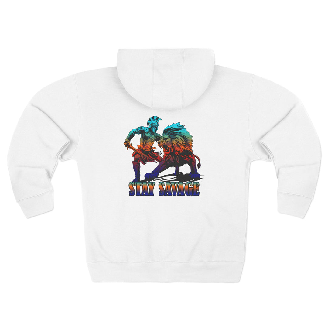 CG MAC THE LION TAMER BLUE ORANGE AQUA ZIP UP