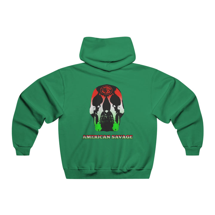 SKULLATOR- RED WHITE GREEN FADE/AMERICAN SAVAGE