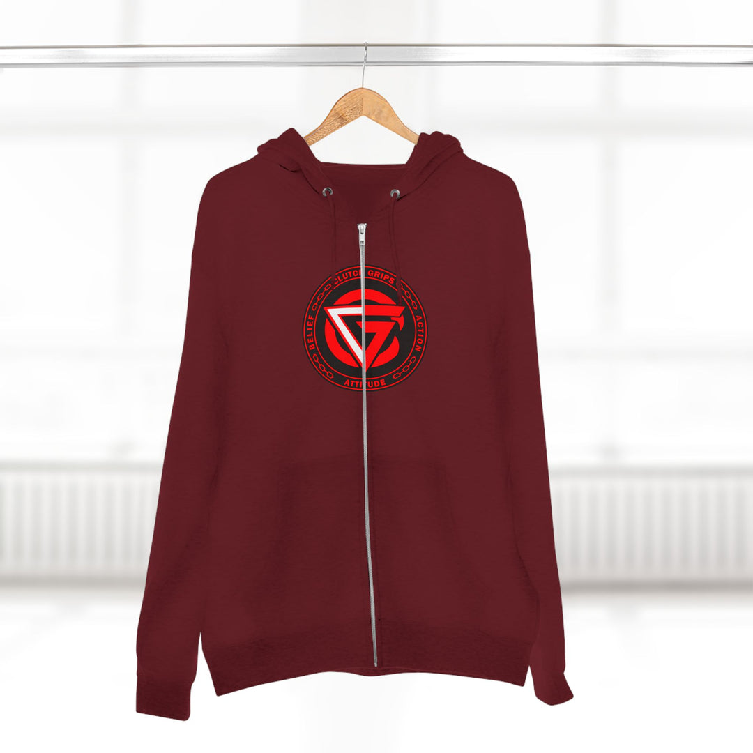 CG OUTLAW RED BLACK /CONQUER ZIP UP