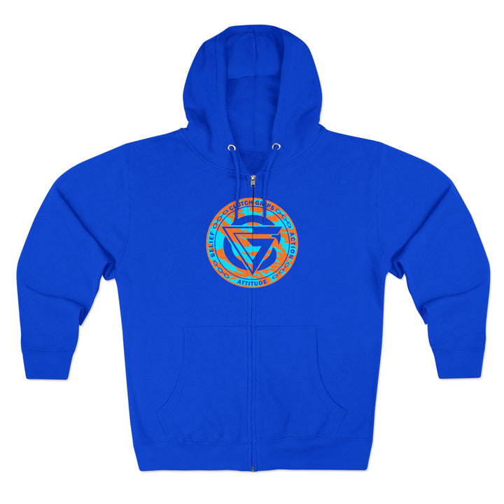 LIONHEART MIAMI COLORS /LIFT OR DIE ZIP UP