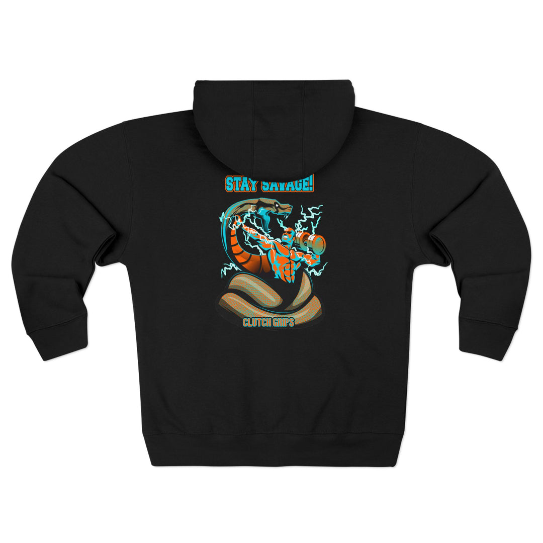 MAC VS SNAKE AQUA MIAMI DIAMOND FRONT /STAY SAVAGE ZIP UP
