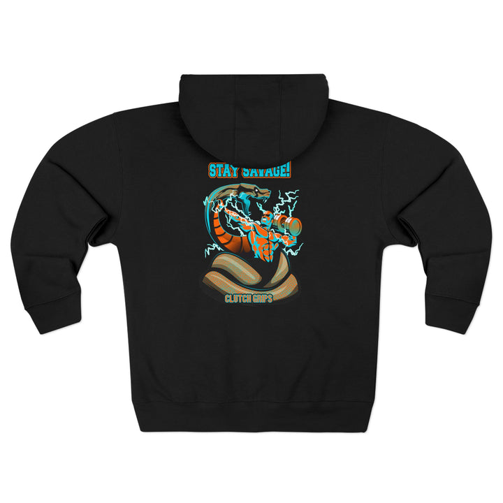 MAC VS SNAKE AQUA MIAMI DIAMOND FRONT /STAY SAVAGE ZIP UP