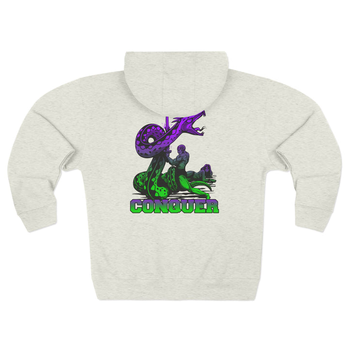 CG SERPENT SLAYER PURPLE GREEN /CONQUER ZIP UP