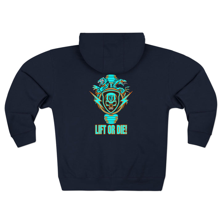 CG SGL SKULL BELL MIAMI STYLE/LIFT OR DIE ZIP UP