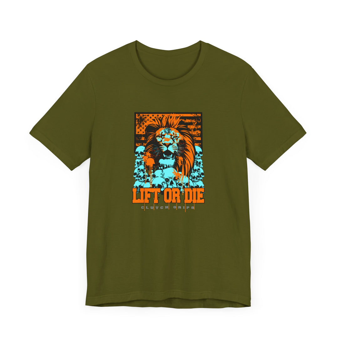 LION HEART FREEDOM TEE MIAMI AQUA ORANGE /LIFT OR DIE