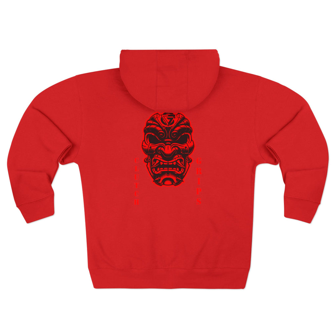 SAMURAI-MAC MASKRED BLACK/CLUTCHGRIPS  ZIP UP