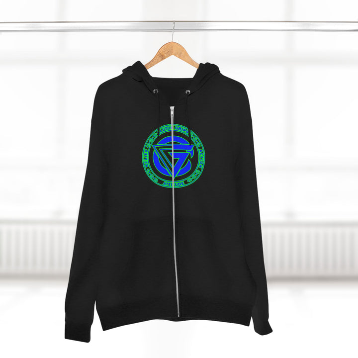 CG SKULLATOR BLUE GREEN /CLUTCHGRIPS ZIP UP