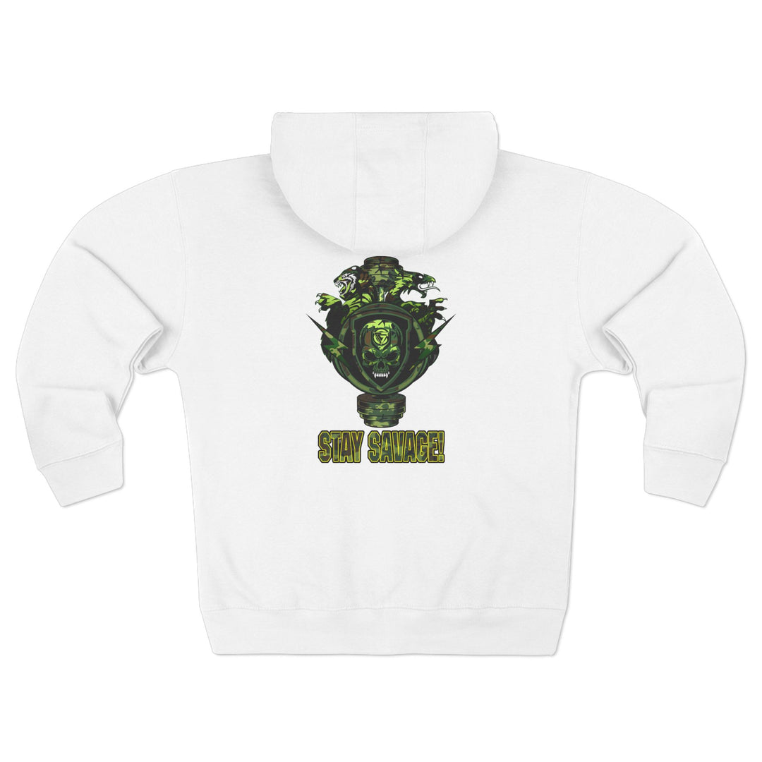 CG SGL SKULL DRAGON TIGER BELL FOREST CAMO/STAY SAVAGE ZIP UP