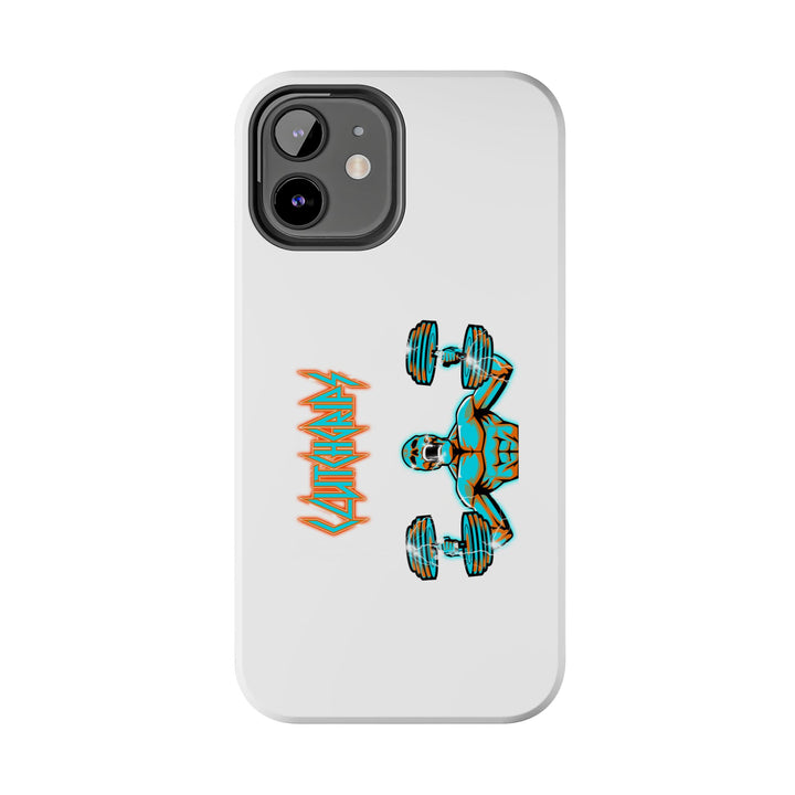 RIDE THE LIGHTNING MIAMI COLORS AQUA ORANGE PHONE CASE/CLUTCHGRIPS