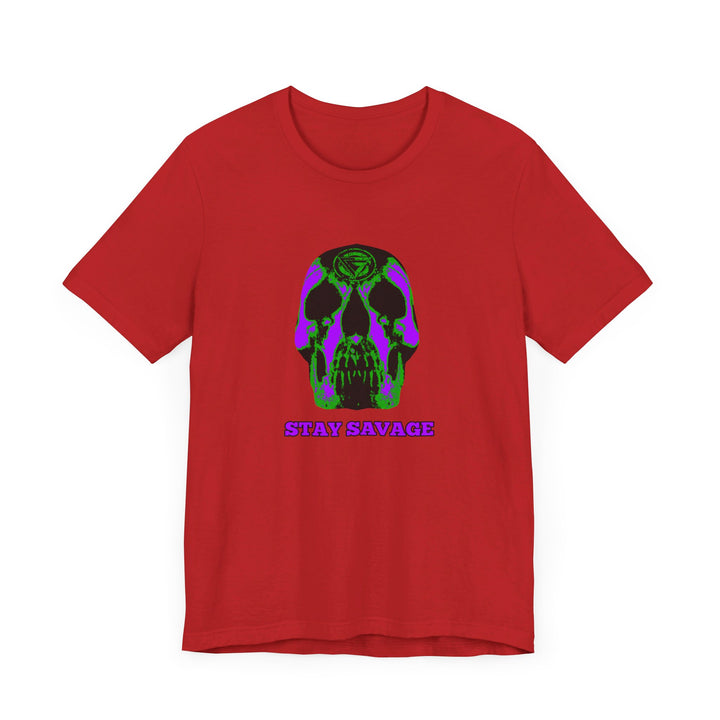 SKULLATOR PURPLE GREEN  /STAY SAVAGE