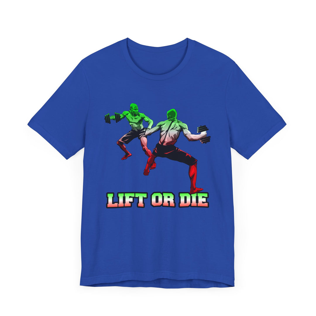 CG RED WHITE GREEN MAN VS MAN /LIFT OR DIE