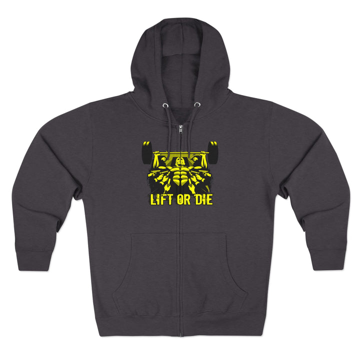CG FINAL BOSS ON PRE-WORKOUT YELLOW BLACK /LIFT OR DIE ZIP UP