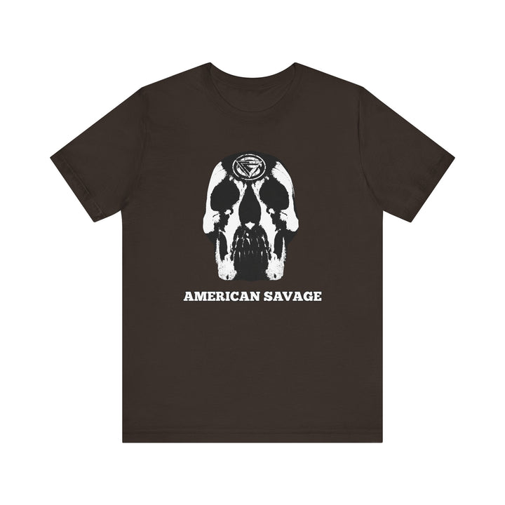 SKULLATOR WHITE BLACK /AMERICAN SAVAGE