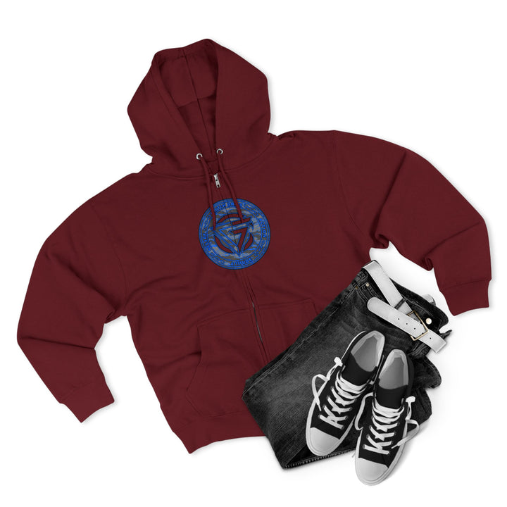CG ANGRY DOG CAMO BLUE /STAY SAVAGE /ZIP UP