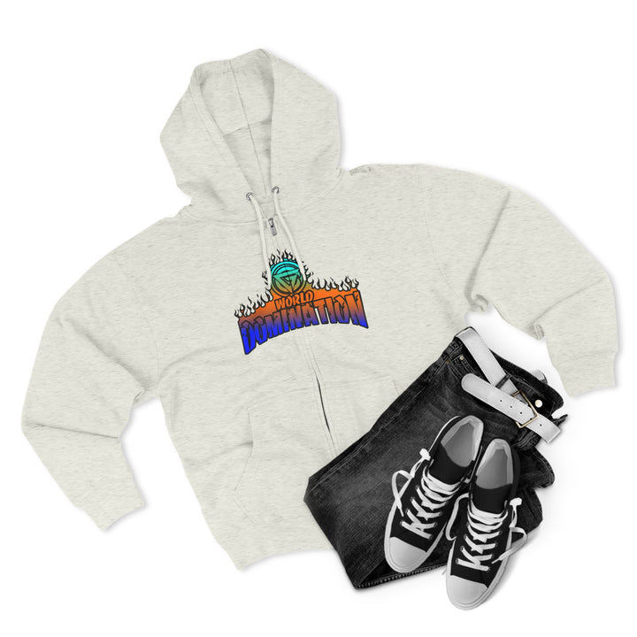MAC VS SNAKE BLUE ORANGE  AQUA /STAY SAVAGE ZIP UP