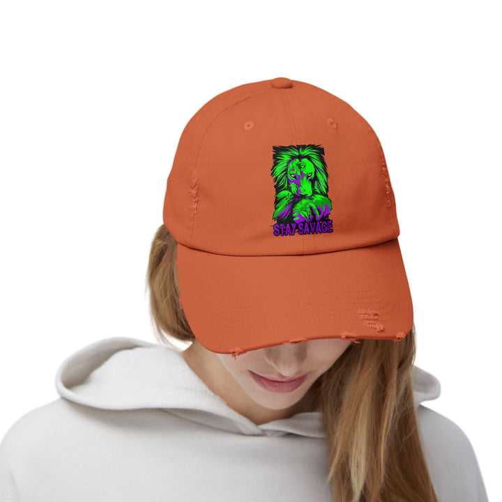 LION HEART PURPLE GREEN /STAY SAVAGE CAP