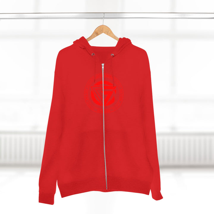SAMURAI MASTER TRAINER RED WHITE BLACK /LIFT OR DIE ZIP UP