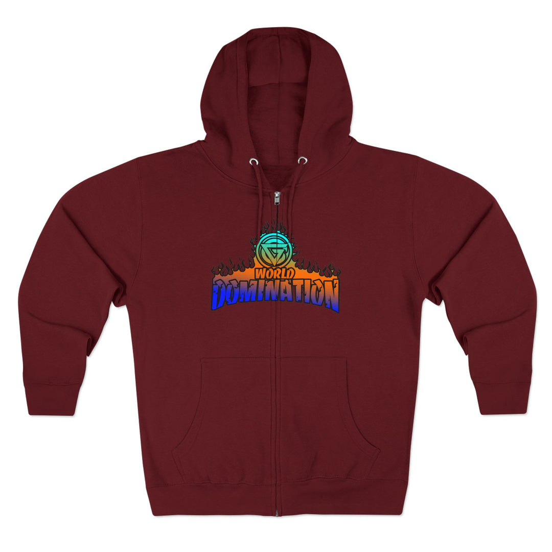 CG LIFT KICK BLUE ORANGE AQUA FADE/KILL OR BE KILLED ZIP UP