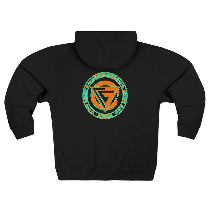 CG DIAMOND DBL BELL SKULL MIAMI COLORS /CLUTCHGRIPS ZIP UP