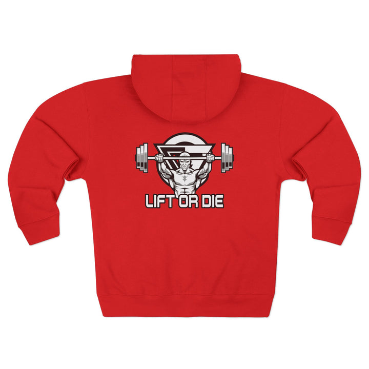 ENTER THE MAC BLACK WHITE/LIFT OR DIE ZIP UP